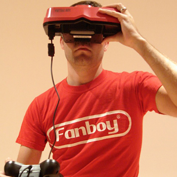 Nic with Virtual Boy square